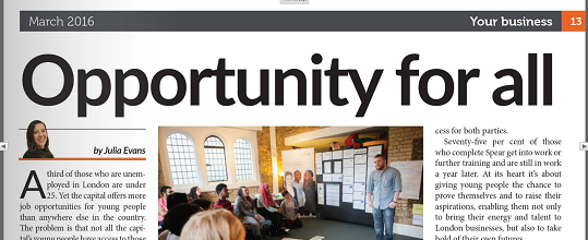News - Spear featured in London Business Matters magazine